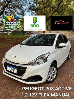 PEUGEOT 208 1.2 ACTIVE 12V FLEX 4P MANUAL
